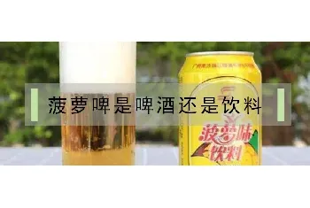 菠萝啤是啤酒还是饮料