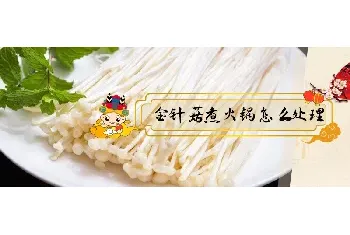 金针菇煮火锅怎么处理